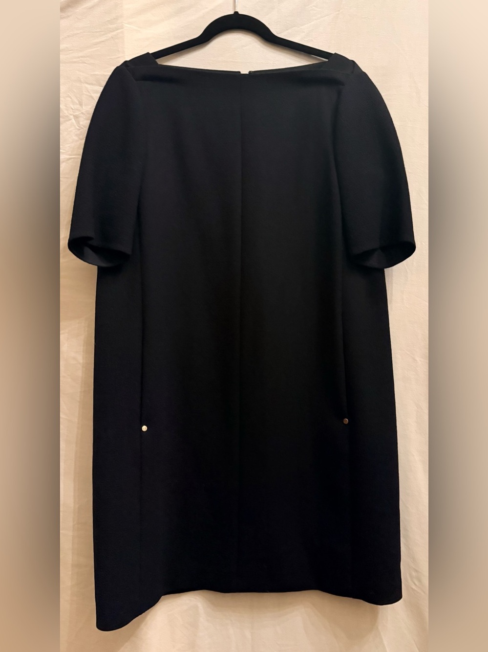 Lafayette 148 New York Black Minimalist Dress